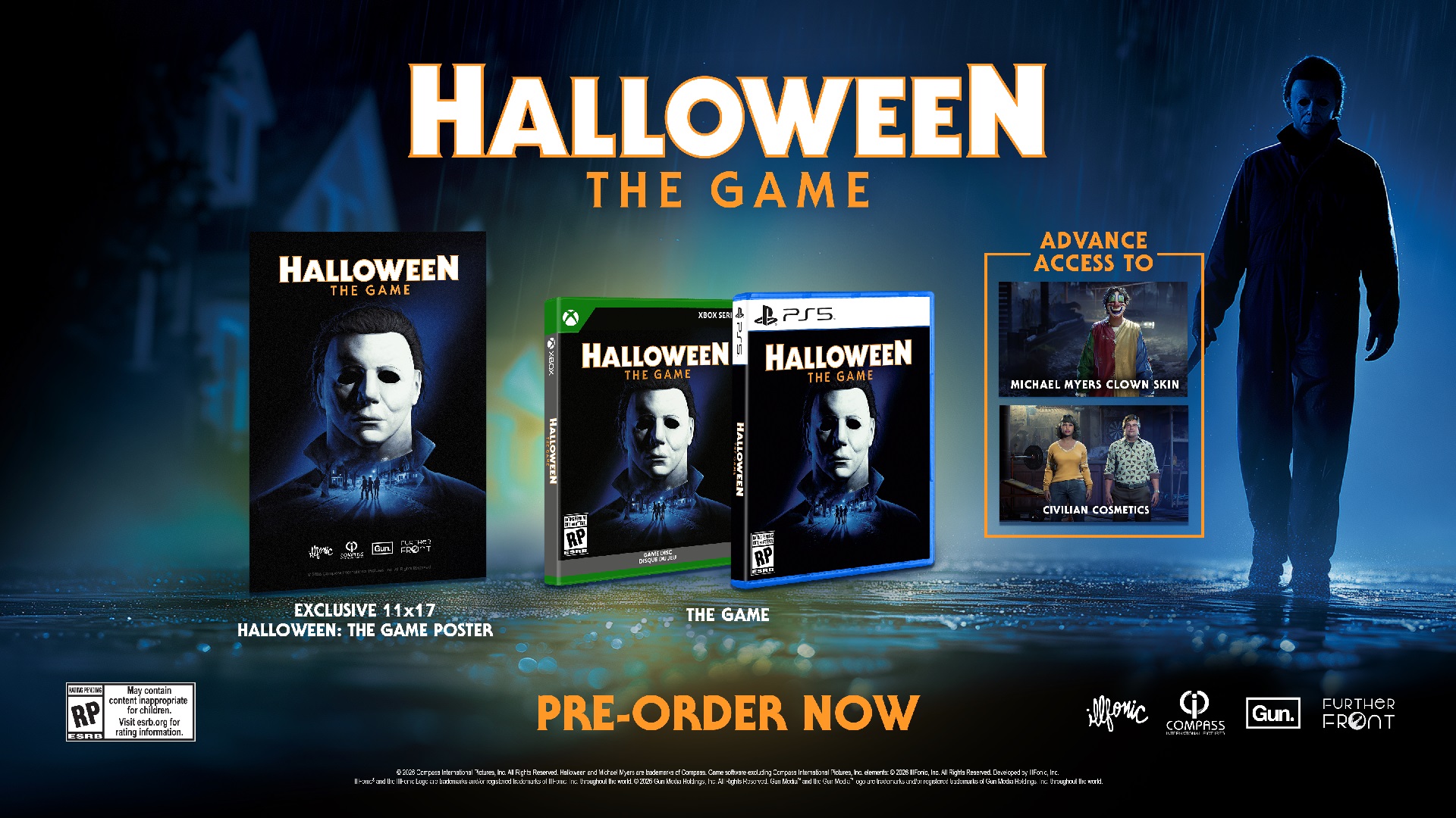 Official Halloween: The Game physical editions artwork
